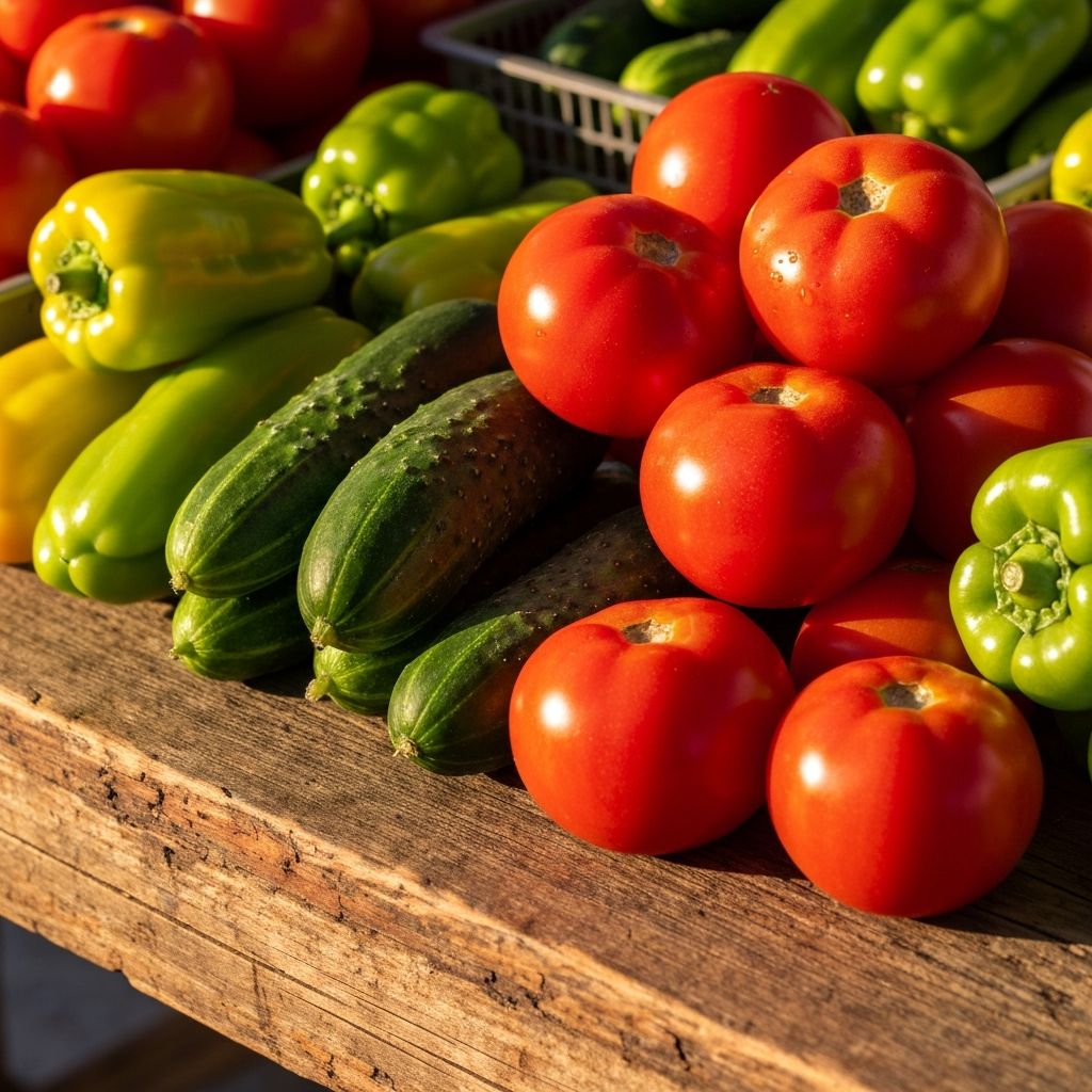 Fresh Mediterranean vegetables